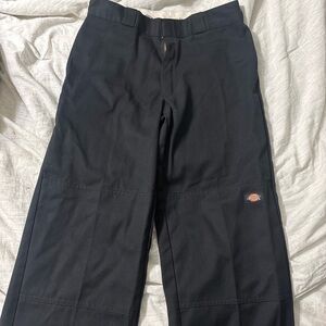 Dickies Double Knee Black Cargo Pants for Men